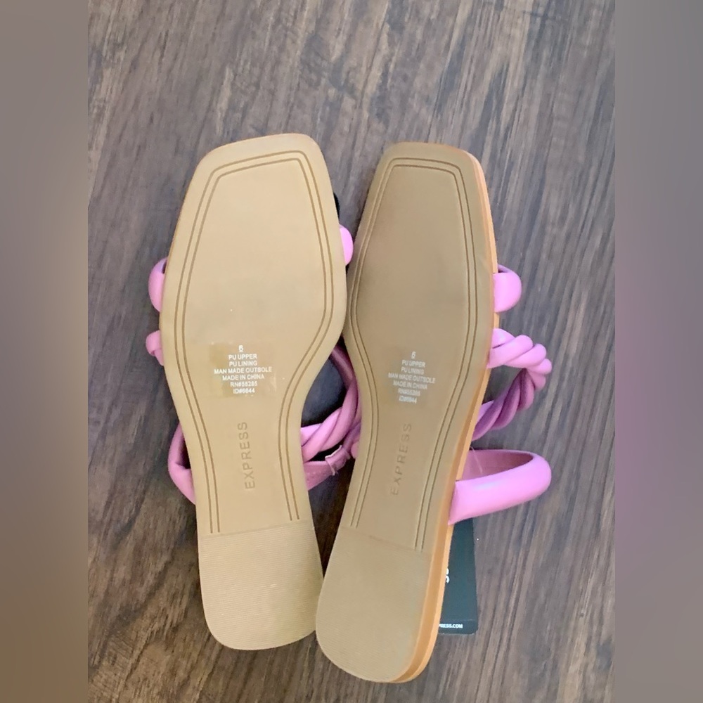 Express twisted Rope flat sandals size 6 - Picture 11 of 14